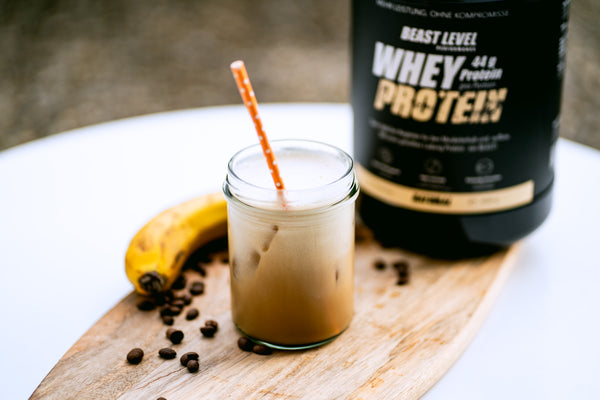 Protein Bananencreme Eiskaffee