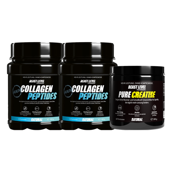 Daily Stack 60 – 2× Collagen Peptides + Pure Creatine